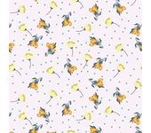 Papel Pintado Floral Rositas Amarillas