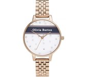 Olivia Burton Reloj Mujer Analogico Cuarzo con Correa de Acero OB16VS06