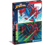 Puzzle Fluorescente Marvel Spiderman Glowing Lights - 104 Piezas - Hecho en Italia - Para Niños de 6 Años - Clementoni