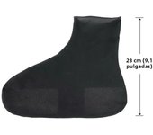 Elastic Waterproof Shoe Cover Outdoor Rain Boots Silicone Anti Slip Rain Shoe Cover PVC Portable Mid Thickened Latex Shoe Cover