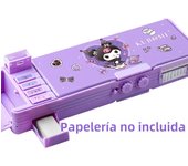Sanrio Kuromi Cinnamoroll Multifunction Pencil Case Large Capacity Pencil Box Coded Lock Students'Supply Children New Term Gifts