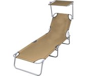 Cama solar plegable con dosel de Maple Fundido