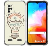 Funda Silicona para Ulefone Armor 12 5G diseño Creativity Dibujos