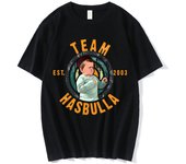 Classic Hasbulla Fighting Meme T Shirt Mini Khabib Blogger T Shirt Fashion Casual Crew Neck Crew Neck Plus Size T Shirt Women