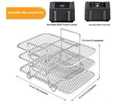 Air Fryer Rack Stainless Steel Multi-Layer Dehydrator Rack Cooking Steamer Roasting Racks Air Fryer Accessories Kitchen Gadgets