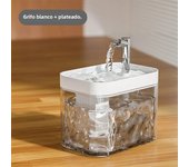 1500ML Automatic Pet Fountain - Fresh and Filtered Water Pet Drinking Dispenser Drinker for Cats Puppies - Ideal for Indoor Use
