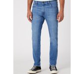 Pantalón Vaquero Wrangler Denim River Azul Resistente Corte Regular