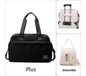 Bolso De Mano Extensible Para Viaje Gran Tote Multicapa Maleta De Viaje Bolsa De Almacenamiento Para Fin De Semana Y Viajes En Avión Bolsa De Mano Para Mujer