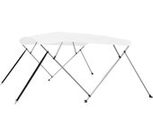 vidaXL Toldo Bimini de 4 Arcos Techo de Embarcación Barco Protegedor Color Azul,  Blanco,  Antracita y mas