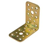AMIG Ángulo 300 40x50mm Acero Bicromatado - AMIG - Herrajes de Bricolaje - 88043 Angulo Recambios y Accesorios Tornillos Ángulos Estanterias