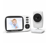 Video Baby Monitor 2.4G Wireless with 3.2 Inches LCD Two Way Audio Talk Night Vision Surveillance Security Camera BabyPhone