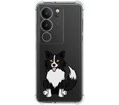 Funda Silicona Antigolpes para Vivo V29 5G diseño Perros 01 Dibujos