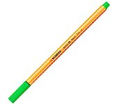 Stabilo point 88 rotulador verde neón -10u-