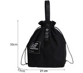 Canvas Lunch Bag Bento Box Handbag Outdoor Portable Picnic Dinner Container School Fresh Keeping Food Storage Tote Accessories