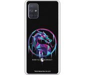 Funda original compatible con Samsung Galaxy A71 - Mortal Kombat Logo Ice
