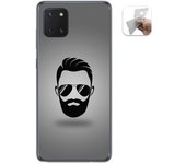 Tumundosmartphone Funda Gel Tpu para Samsung Galaxy Note 10 Lite diseño Barba Dibujos