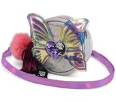 Oh My Pop Wings Small Round Shoulder Bag, Silver