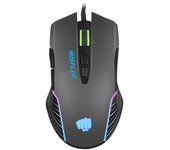 Fury Ratón Óptico Gaming Hustler 6400 DPI - Negro | Ambidiestro | Multi Iluminación