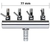 4/6/10 Ways Stainless Steel Air Flow Splitter Distributor Pump Valves For Aquarium