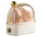Electric Egg Boiler Automatic Cooker Rapid Egg Boiler Breakfast Machine Multi-Function Egg Cooker 2 Eggs Portable Food Steamer