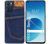 Funda Silicona para Oppo Reno 6 5G diseño Vaquero Dibujos