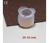 16Pcs Silicone Chair Leg Floor Protectors with Non-slip Felt  Furniture Cups for Hardwood Floors Protect Floors from Scratches