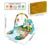 Baby Music Activity Gym Rug Play Mat Newborn Carpet Pedal Piano Keyboard Infant Fitness Rack Playmat Crawling Game Pad Toys Gift