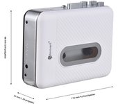 TONIVENT Cassette Tape to MP3 Converter Cassette To MP3 Card Player U Disk Tape Recorder to MP3 Player Cassette Player