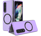 Case for Galaxy Z Fold 5 3 4 2 1 Magnetic Wireless Charging Drop Protection Anti Scratch Hard Cover Case for Z Fold Black Green