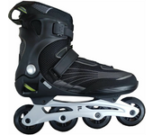 FILA SKATES MIZAR 80 negro-lima 44 patines en línea