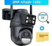 8K 16MP WiFi Camera 10X Zoom Four Lens Outdoor Security Protection PTZ IP Camera Motion Detection Smart CCTV Surveillance Camera