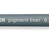Staedtler pigment liner 308 rotulador calibrado - trazo 0.3mm - secado rapido - color azul (10 uds)