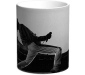 Taza Queen y Freddie Mercury. Musica. Rock and Roll