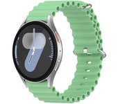 Correa de silicona Ocean para Samsung Galaxy Watch 7 / 6 / 5 / 4 / Amazfit GTS 4 / Garmin Vivoactive 5, Ancho 20mm