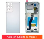 AMOLED S21 Ultra Screen with Frame for Samsung Galaxy S21 Ultra 5G G998B G998B/DS Lcd Display Touch Screen Digitizer Assembly