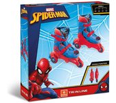 MONDO TOYS - MARVEL SPIDERMAN - PATINETE 3 RUEDAS EN LINEA SPIDERMAN - PATINETE AJUSTABLE - RUEDAS DE PVC - TALLA S/M 29/32 - REGALO PARA NIÑOS Y NIÑAS - SUPERDIVERTIDO - PRODUCTO OFICIAL - MR POPYE