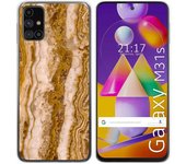 Tumundosmartphone Funda Gel Tpu para Samsung Galaxy M31s diseño Mármol 10 Dibujos