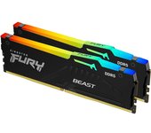KIT DDR5 32GB 2x16GB PC 5600 Kingston FURY Bestia RGB EX KF556C36BBEAK2-32
