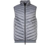 A|X ARMANI EXCHANGE Chaleco de plumas para hombre - Chaleco acolchado, cremallera, sin mangas, Uni