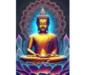 Lotus Meditation Buddha Statue Sculpture Art Poster Aesthetics Zen Religion Canvas Painting Edition Living Room Wall Home Decor