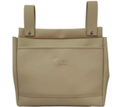 Bolso panera de ecopiel Babystar (13x34x33cm) para silla de paseo universal colección Classic