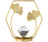 Ginkgo biloba Bola de Cristal Adornos Salón Oficina Hierro decorado decoración Europea