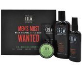 American Crew Men's Most Wanted Medium Hold Grooming Set para Hombre