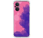 Funda Silicona Antigolpes para Oppo A96 5G diseño Acuarela 07 Dibujos