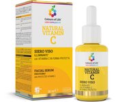 Sérum facial orgánico Bio, Sérum Facial con Vitamina C iluminador con VITAMINA C PROTEGIDA 30 ml, con Acción antioxidante, Antiarrugas y Antiranchas PARA LA Cara. Vegan/Organic Colors Of Life