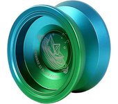 Beginners Yo-Yo - X2 Alloy Yoyo for Easy Return and Practice, Blue Green