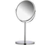 Espejo de Mesa con aumento en Plata con aumento de 3x y 1x
