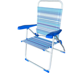 Maxia Market - Silla plegable de playa diferentes colores, con estructura de aluminio y tejido Textileno, transpirable y fresco