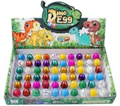 60 Pieces Small Mini Hatching Dinosaur Eggs, Grow 600% - Dinosaur Eggs Toys for 3-8 Years Old Boys and Girls - Gift Christmas Present Creative Toys.