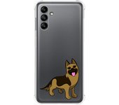 Funda Silicona Antigolpes para Samsung Galaxy A04s diseño Perros 03 Dibujos